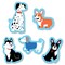 Big Dot of Happiness Pawty Like a Puppy - DIY Shaped Dog Baby Shower or Birthday Party Cut-Outs - 24 Count